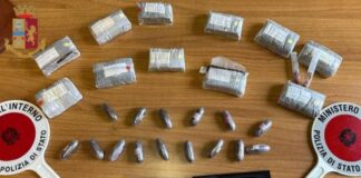 Droga, Polizia arresta pusher con 1,3 chili di hashish al Giambellino