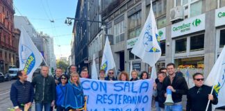 Aumento tariffe Area C, il presidio della Lega