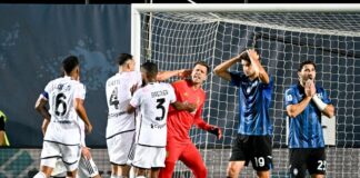 Finisce a reti bianche la partita tra Atalanta e Juventus