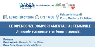 Salute, lunedì 30 incontro a Palazzo Isimbardi su dipendenze femminili da gambling e shopping compulsivo