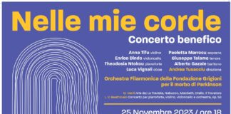 Nelle mie corde, primo concerto dell’Orchestra Filarmonica della Fondazione Grigioni sabato 25 novembre al Conservatorio Verdi