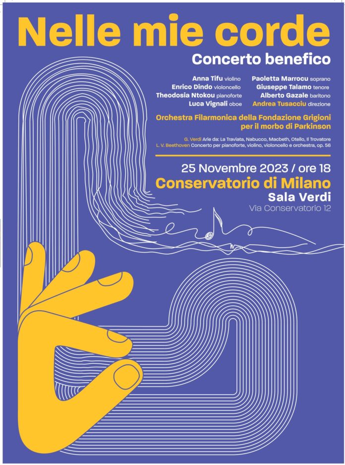 Locandina concerto NELLE MIE CORDE 25.11.2023