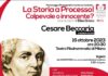 Cesare Beccaria, colpevole o innocente? Questa sera al Teatro Filodrammatici
