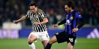 Juve-Inter, termina in parità la sfida scudetto, a Vlahovic risponde Lautaro