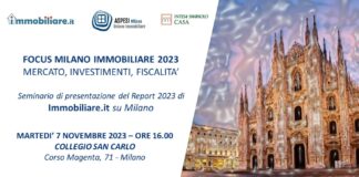 Immobiliare, rapporto Aspesi – Immobiliare.it – Intesa Sanpaolo, a Milano problemi accessibilità ed efficienza energetica