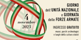 Giornata dell’Unità Nazionale sabato 4, apertura gratuita musei e parchi statali
