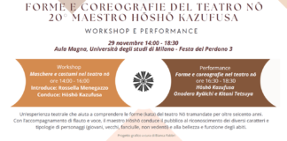 Forme e coreografie del teatro Nō, con il 20° Maestro Hōshō Kazufusa, mercoledì 29 in Statale