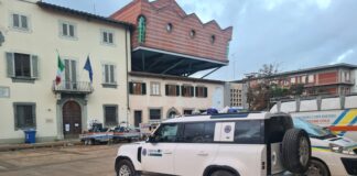 Colonna Mobile Lombardia con 70 volontari in Toscana a Campi Bisenzio