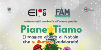 L’Albero di Natale si accende pedalando