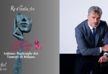 Re d’Italia Art dona a Istituto dei Tumori scultura di Lucio Olivieri