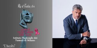 Re d’Italia Art dona a Istituto dei Tumori scultura di Lucio Olivieri