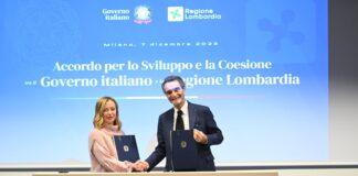 Firmato accordo per sviluppo e coesione tra Governo e Regione