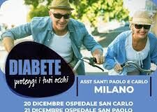 Diabete, visite oculistiche gratuite all’ASST Santi Paolo e Carlo. In Lombardia vista a rischio per circa 195mila diabetici