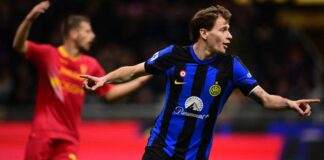 L’Inter supera il Lecce e tiene a distanza la Juve