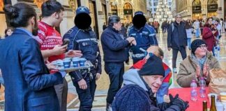 Pranzo di Natale solidale in Galleria, multati dai ghisa