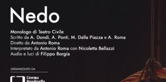 Nedo, monologo di Teatro Civile giovedì 1 a Sesto