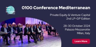 “0100 Conference Mediterranean”, evento internazionale dedicato all’industria del private equity e del venture capital, ad ottobre a Palazzo Mezzanotte