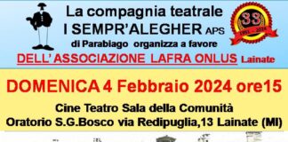 La-Fra onlus | Febbraio di teatro e musica | Lainate