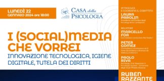 I (social) media che vorrei, incontro lunedì 22 alla Casa della Psicologia