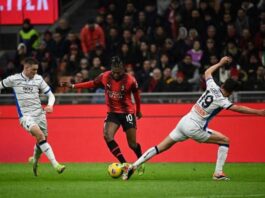 Non basta al Milan la magia di Leao, l’Atalanta pareggia su rigore contestato