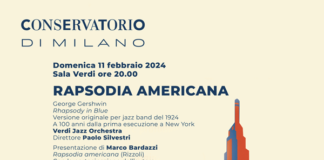 Rapsodia Americana, domenica 11 in Conservatorio