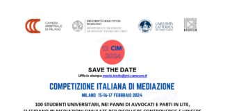 100 studenti universitari, nei panni di avvocati e parti in lite, si sfidano in mediazioni simulate per risolvere controversie e vincere il titolo di miglior mediatore 2024