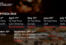 50 Top Pizza, la tappa di Milano il 10 luglio al Teatro Manzoni