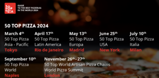50 Top Pizza, la tappa di Milano il 10 luglio al Teatro Manzoni