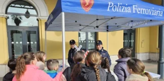 Anche la Polizia Ferroviaria a bordo del Treno del Ricordo