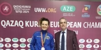 Chiara Meucci, argento agli europei di Qazaq Kuresi a Baku