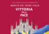 Vittoria per la pace sabato 24 in Piazza Castello