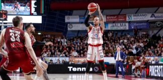 Olimpia sconfitta a Venezia