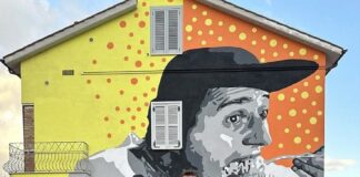 Maccherone m’hai provocato, il murale dedicato ad Alberto Sordi inaugurato da suo cugino Igor Righetti