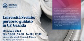 Università Svelate, visite guidate su prenotazione a Ca’ Granda mercoledì 20