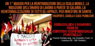 1 maggio, mobilitazione sindacati di base contro il “modello Milano”