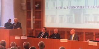 L’incontro con Monsignor Fisichella all’Abi per parlare di Etica, economia e legalità