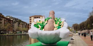 #Pesto Masterpiece of Liguria, giunto in Darsena il mega mortaio