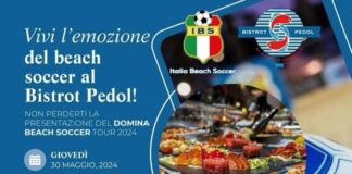 Domina Beach Soccer Tour 2024, presentazione giovedì 30 al Bistrot Pedol al Mercato Centrale