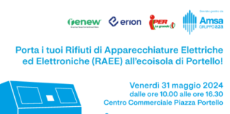Rifiuti RAEE, eco-isola intelligente a Piazza Portello venerdì 31