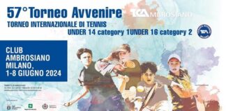 Tennis, Club Ambrosiano ospita la 57esima edizione del Torneo Avvenire, dall’1 all’8 giugno