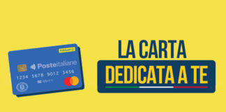 Carta Dedicata a te, aventi diritto possono ritirarla negli uffici postali