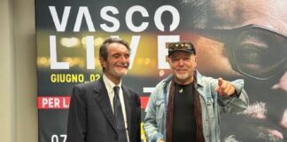 Vasco Rossi a San Siro, onorificenza da Fontana