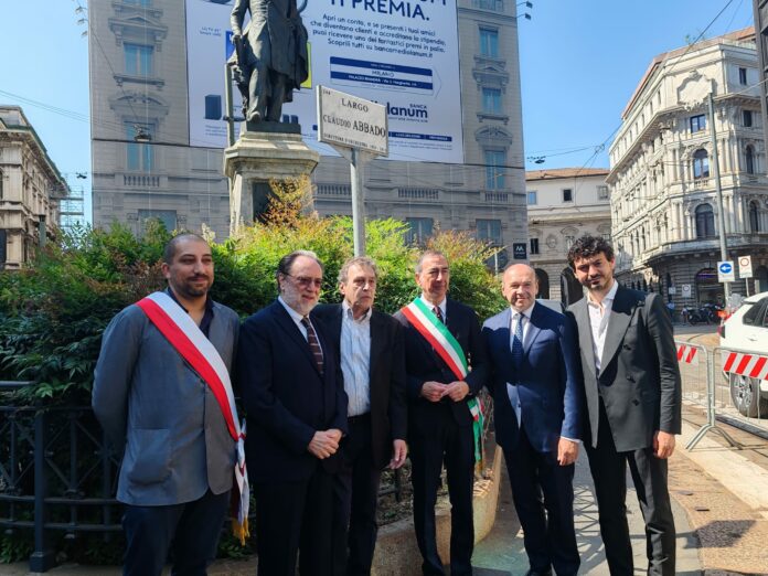 COMUNE, NASCE 'LARGO CLAUDIO ABBADO': CERIMONIA INTITOLAZIONE (FOTO 1)