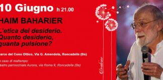 L’etica del desiderio secondo Haim Baharier e Il desiderio allo specchio per Andrea Tagliapietra sono gli incipit dei prossimi appuntamenti del festival Filosofi lungo l’Oglio