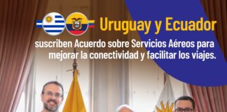 Ecuador e Uruguay, accordo bilaterale su servizi aerei