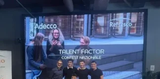 La finale del progetto di Adecco e Refresco “Talent Factor” vede la vittoria dell’Iti Leonardo Da Vinci di Pratola Peligna