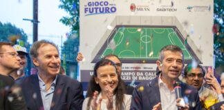 Presentato progetto per nuovo campo di calcio a Baggio con Fondazione Milan, Snaitech e Fondazione Costruiamo il Futuro