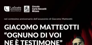 100 anni fa l’assassinio di Giacomo Matteotti, incontro maartedì 18 a cura di La Scala Formazione