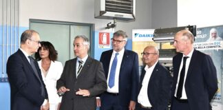 Daikin presente all’IPIA Pesenti di Bergamo in occasione della visita del Ministro alla Pubblica Istruzione Valditara