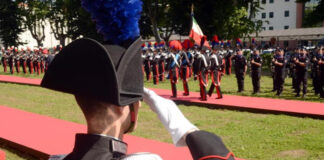 Carabinieri, le celebrazioni dei 210 anni alla Caserma Montebello
